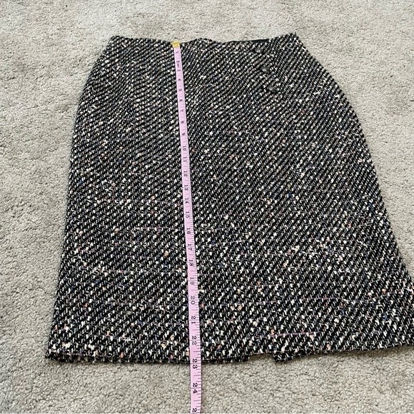 Talbots Tweed Multicolor Pencil Skirt Size 2 - Picture 13 of 15